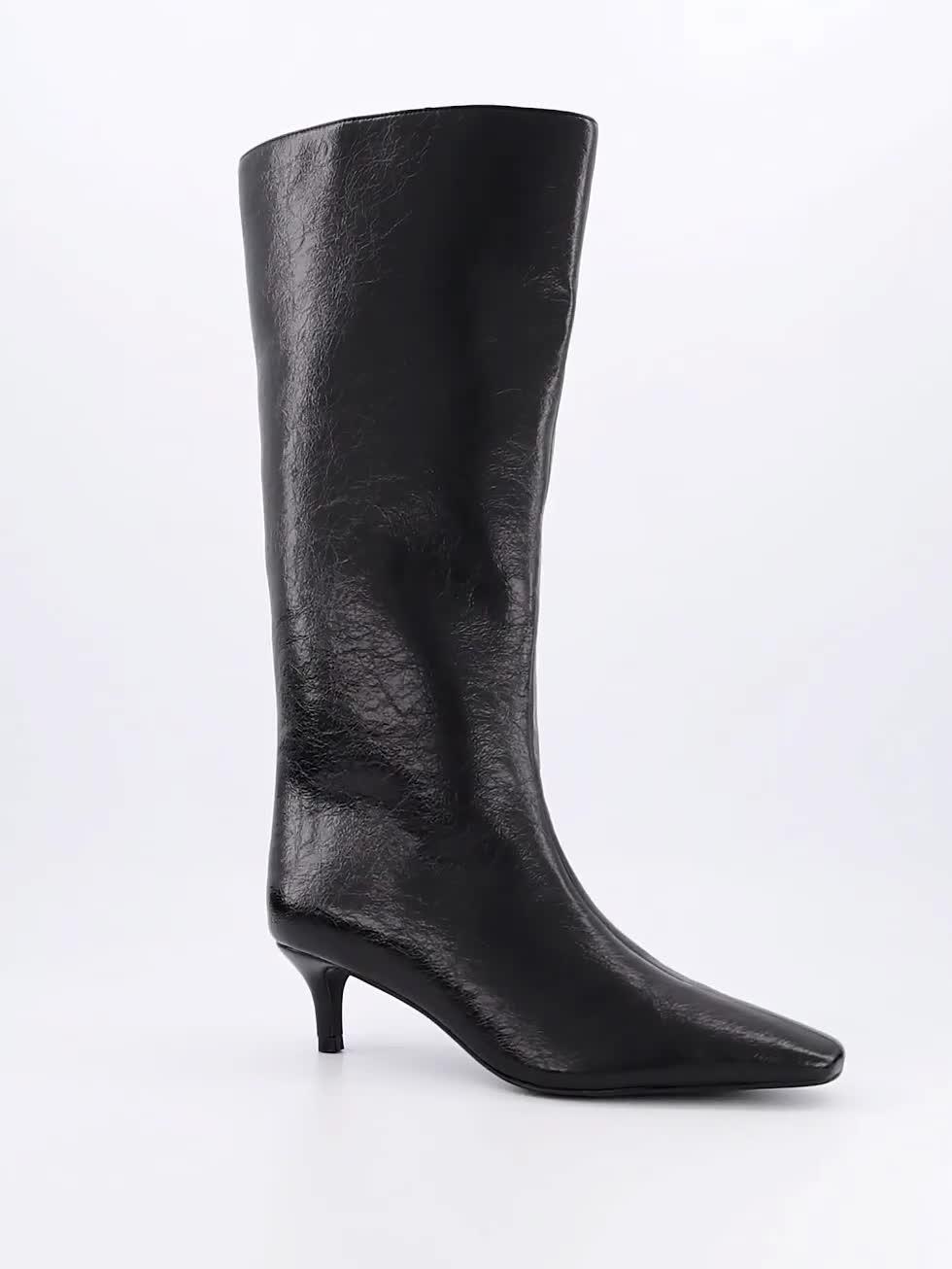 Image thumbnail 6 of 6 of V by Very Chiselled ToeKnee High Boot - Black