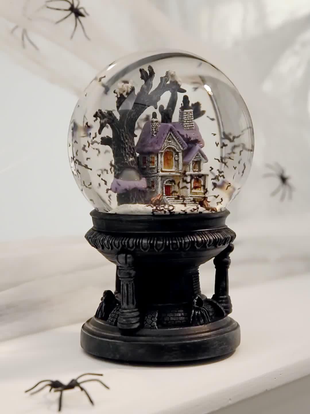 Image thumbnail 6 of 6 of The Very Collection Spooky Scene Snowglobe with Music Halloween Decoration