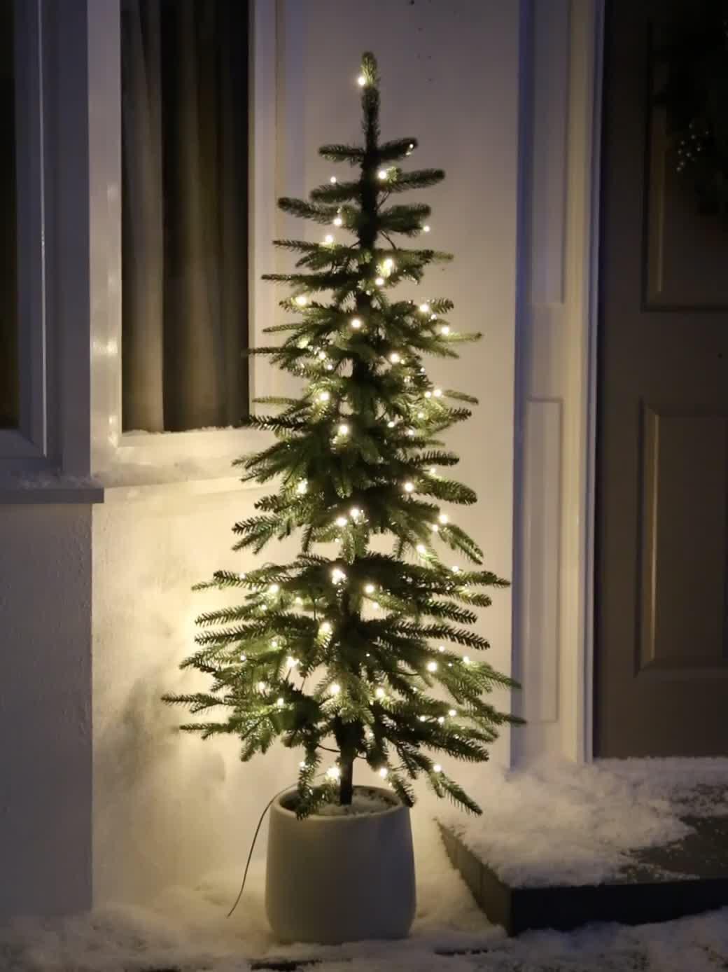 Image thumbnail 7 of 7 of The Very Collection 5ft Prelit Potted Indoor/Outdoor Christmas Tree