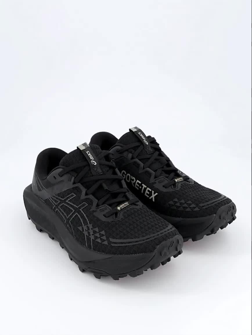Video of asics-womens-trail-running-gel-trabuco-13-goretex-trainers-black