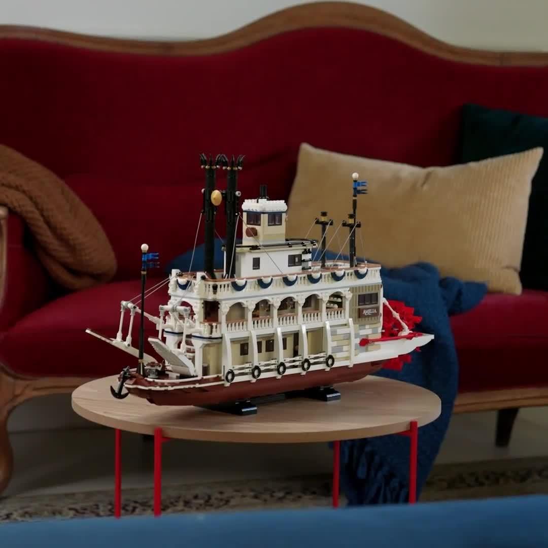 Image thumbnail 8 of 8 of LEGO Ideas River Steamboat 21356 (4090 Pieces)