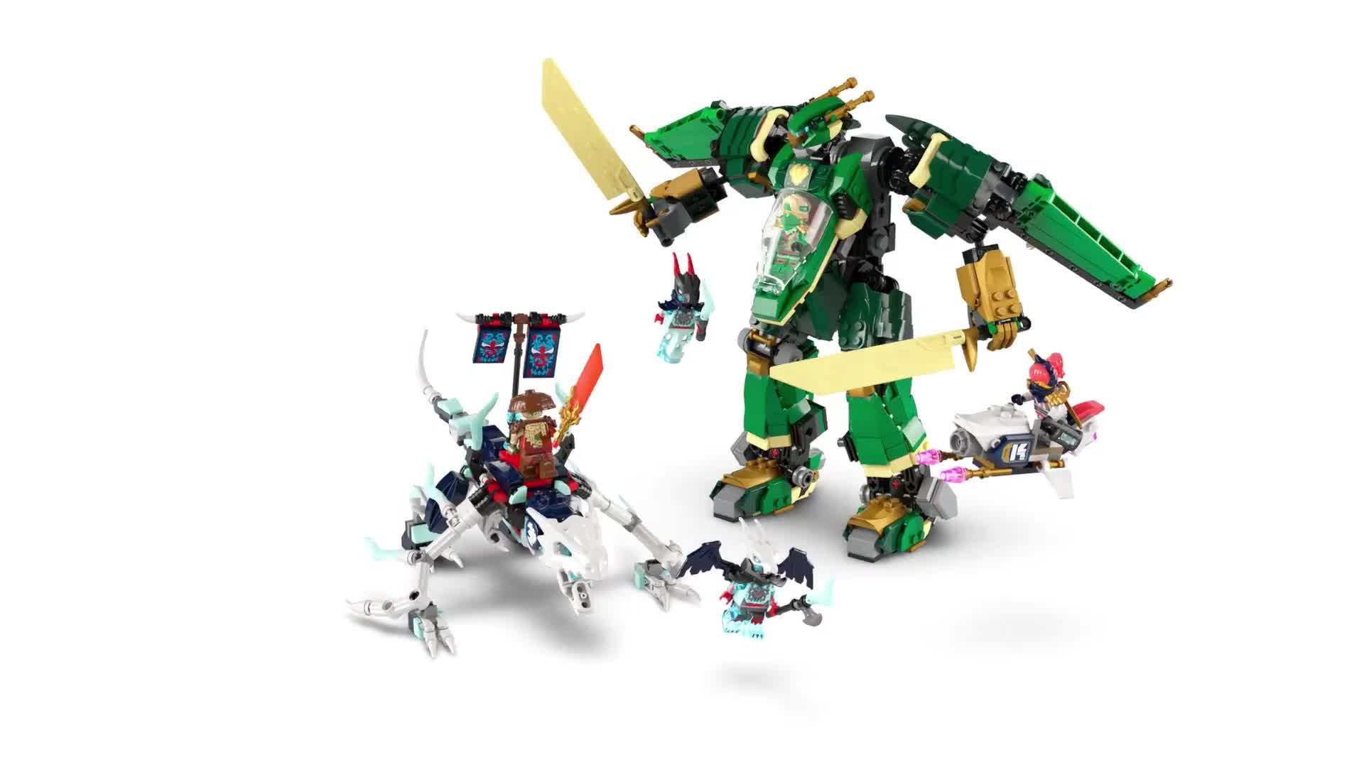 LEGO Ninjago Lloyd's Jet Mech Ninja Toy Building Kit 71845