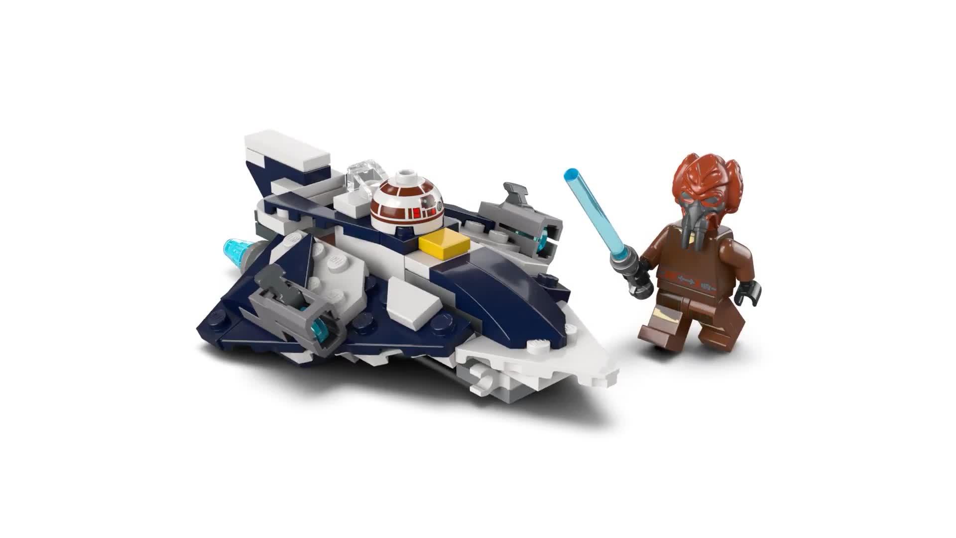 Video of lego-star-wars-plo-koonrsquos-jedi-starfightertrade-microfighter-building-toy-75400