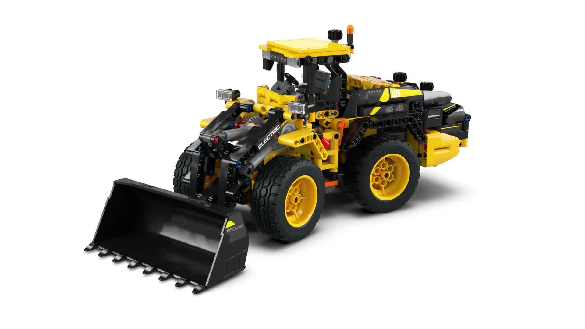 Video of lego-technic-volvo-l120-electric-wheel-loader-construction-toy-42209