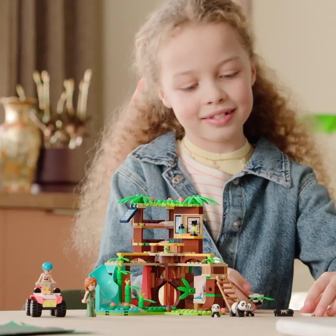 Video of lego-friends-panda-sanctuary-animal-care-building-set-toy-42648