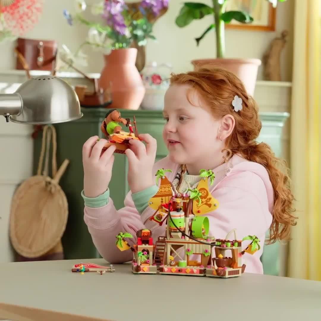 Video of lego-disney-princess-moana-2-kakamora-barge-toy-building-set-43258