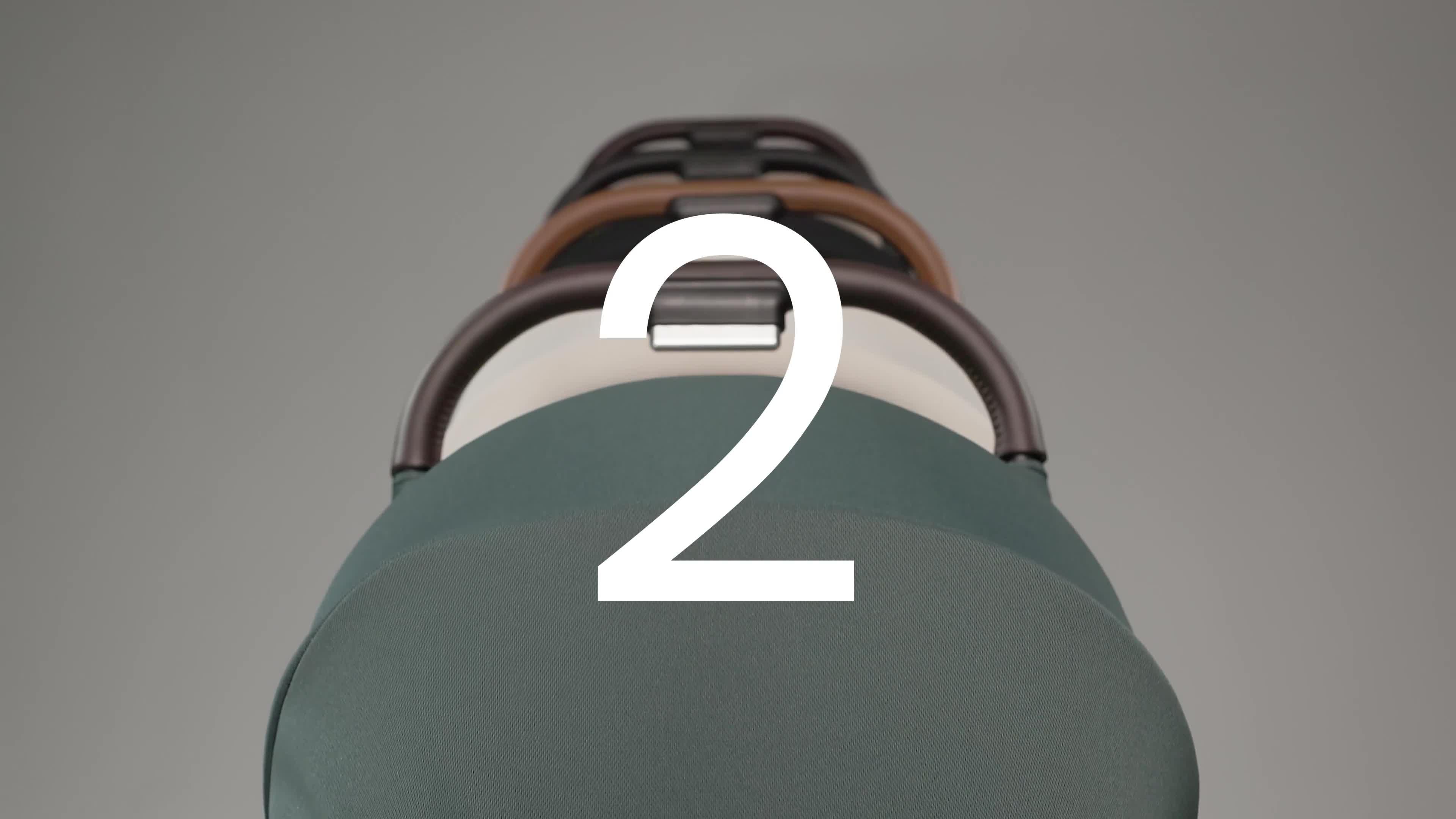 Video of silver-cross-clic-pushchair-with-travel-bag-conifer