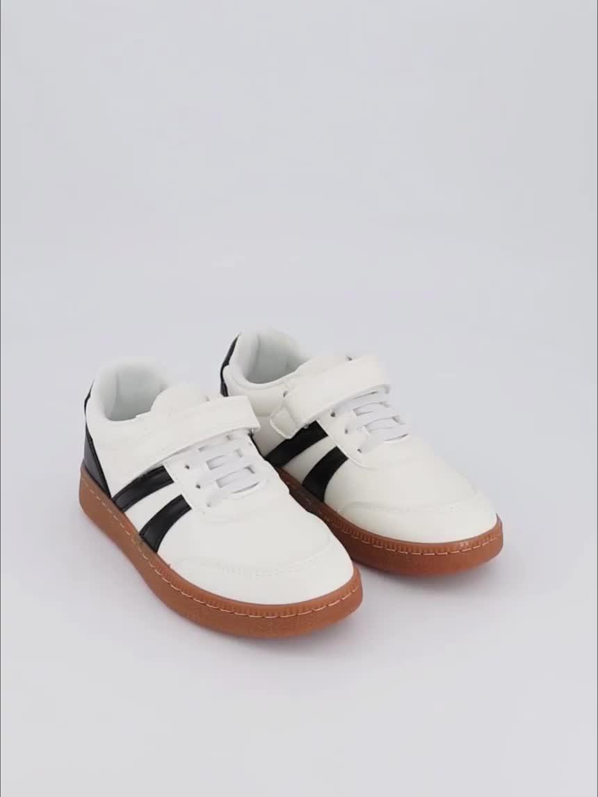 Image thumbnail 7 of 7 of V by Very Unisex Retro Trainer - White