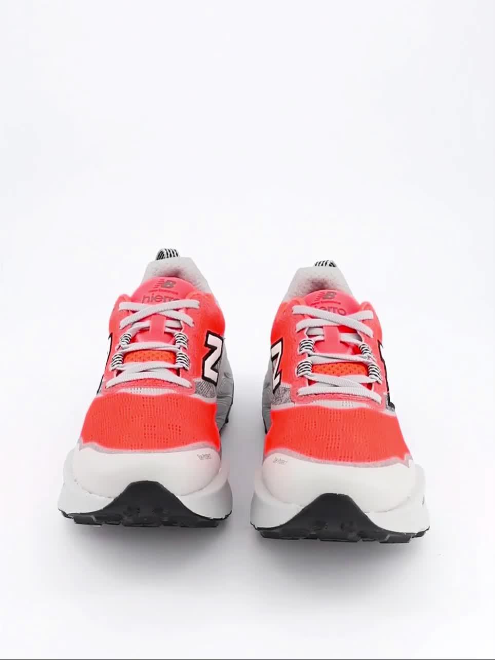 Image thumbnail 7 of 7 of New Balance Mens Trail Running Fresh Foam X Hierro V9 Trainers - Grey/Red