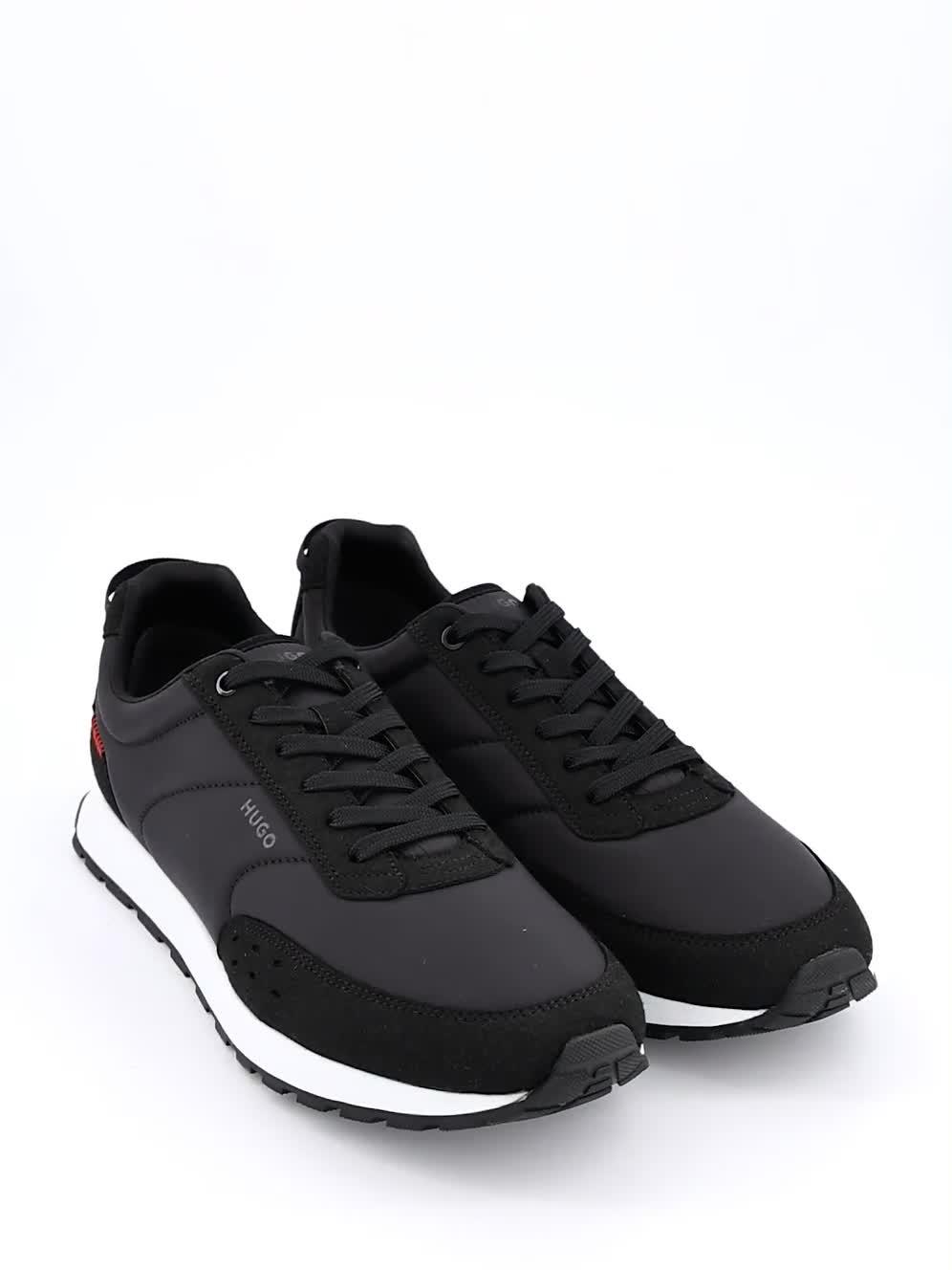 Image thumbnail 7 of 7 of HUGO Icelin Nylon Runner Trainers - Black
