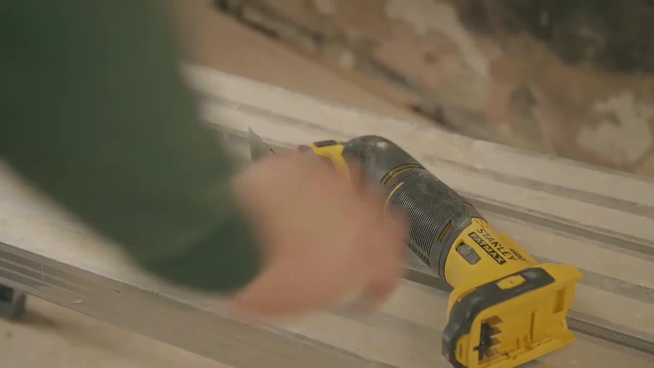 Image thumbnail 8 of 8 of Stanley FatMax 18V STANLEY FATMAX V20 Cordless Multi Material Cutting Tool (Tool Only) SFMCE500B-XJ