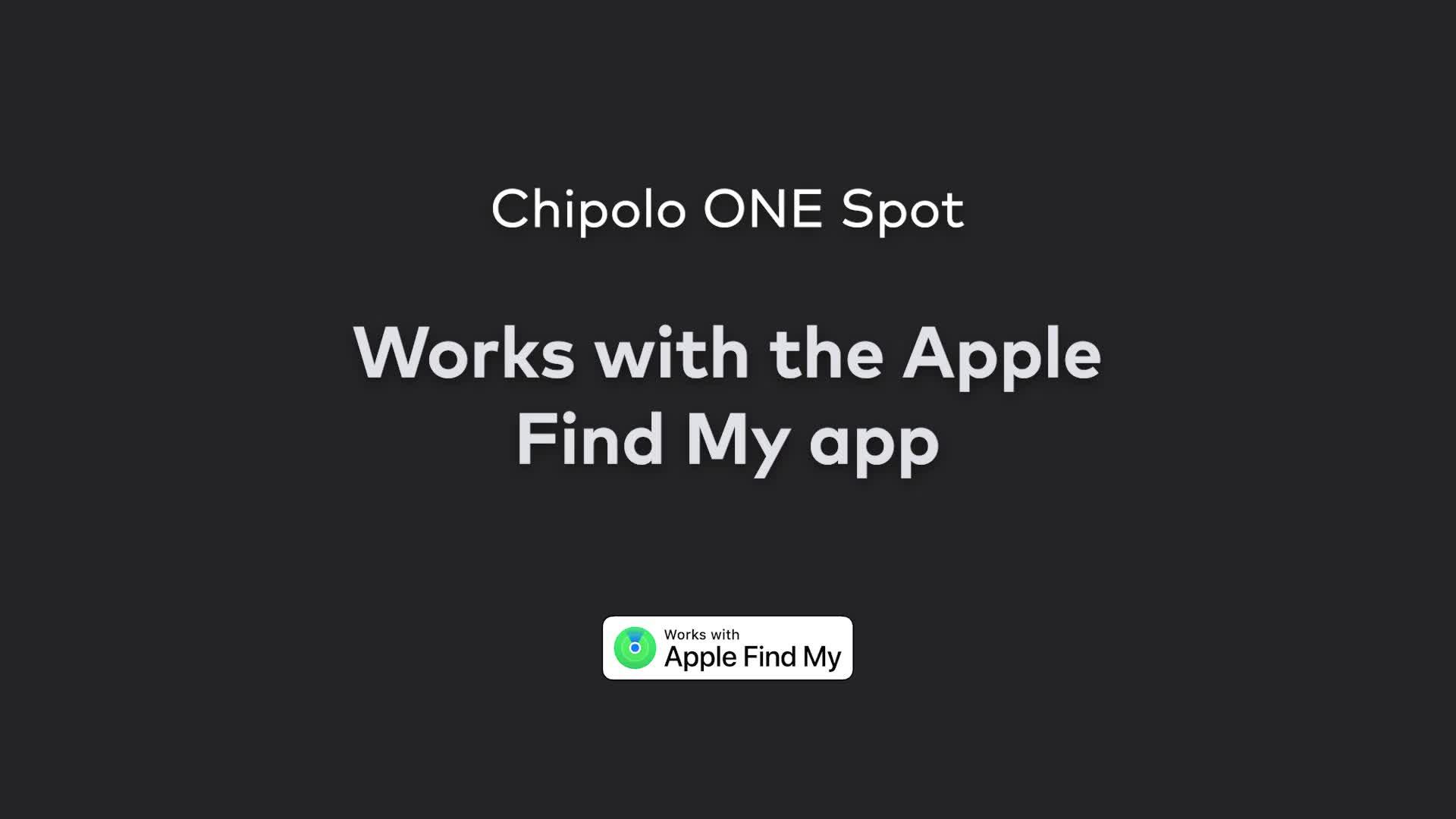 Video of chipolo-one-spot-with-apple-find-my-network