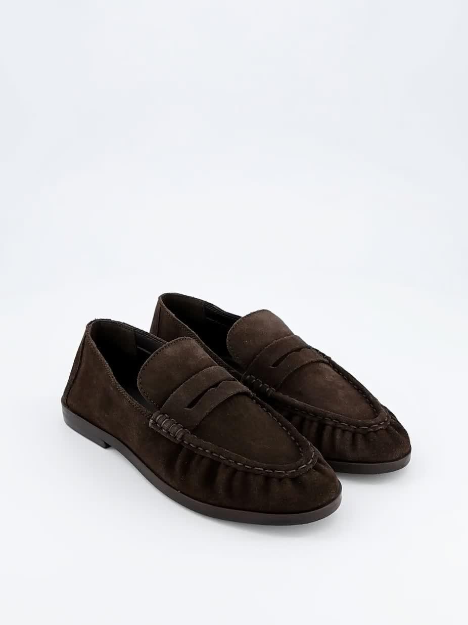 Image thumbnail 8 of 8 of V by Very Real&nbsp;Suede Loafer - Brown