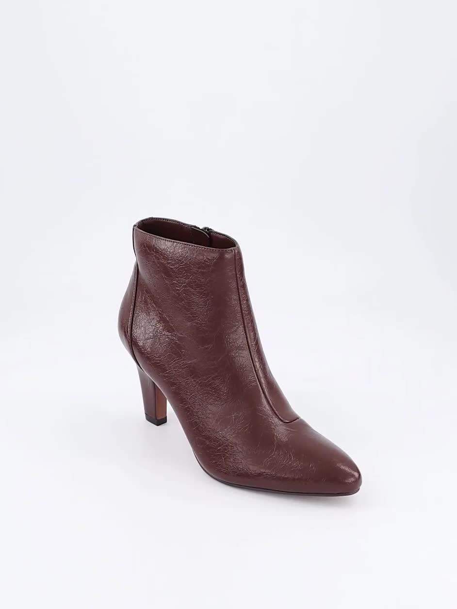 Image thumbnail 7 of 7 of The Very Collection Round Toe Ankle Boots - Brown