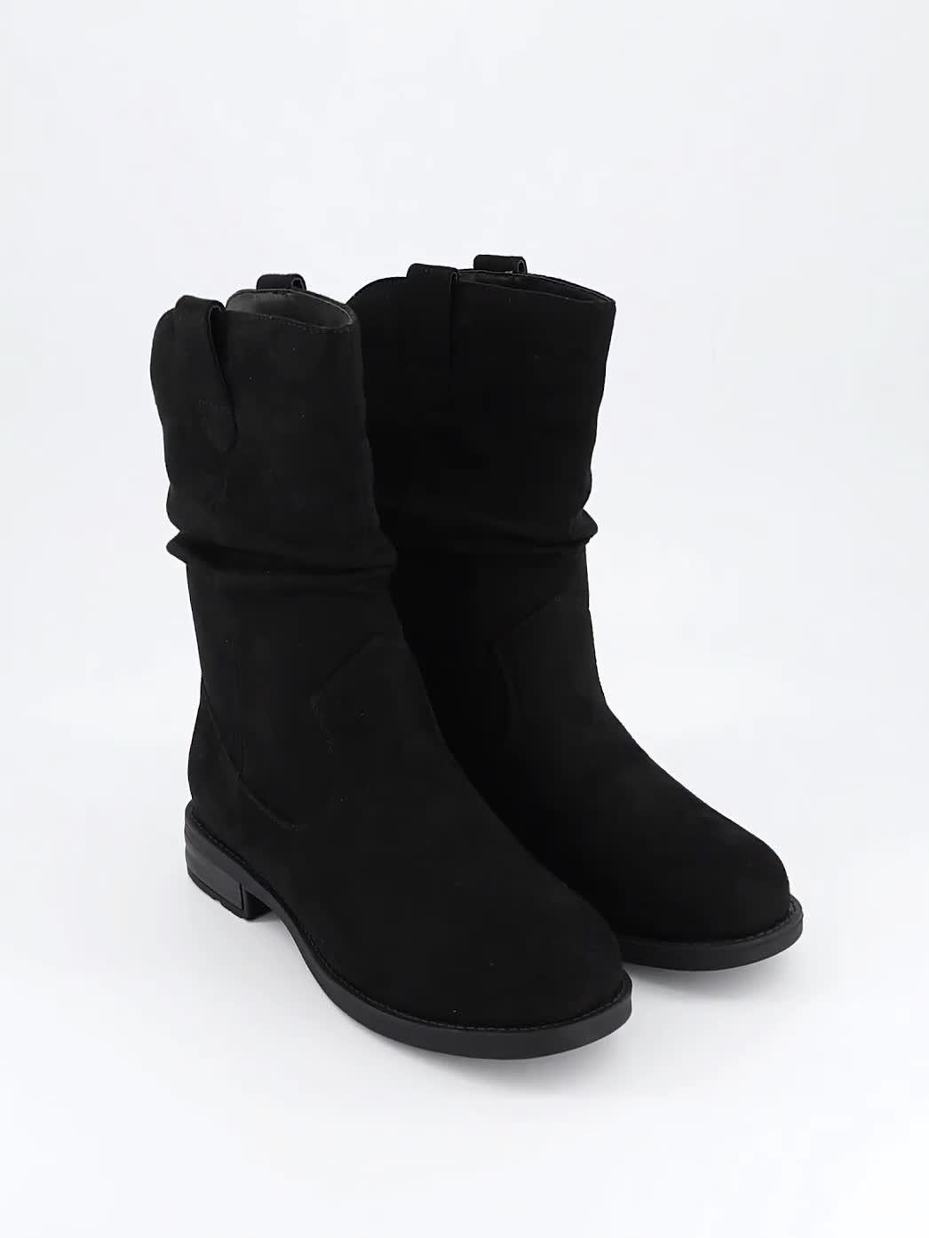 Image thumbnail 6 of 6 of The Very Collection Wide Fit Flat Slouch Calf Boot