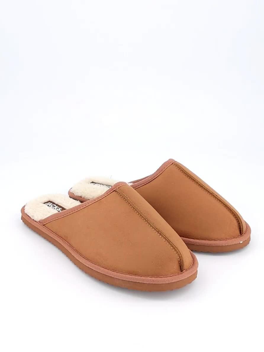 Video of jack-jones-microfibre-slipper-natural