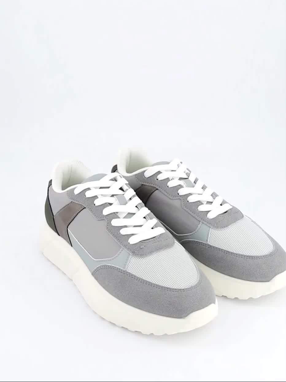 Video of jack-jones-waspire-runner-trainers-grey