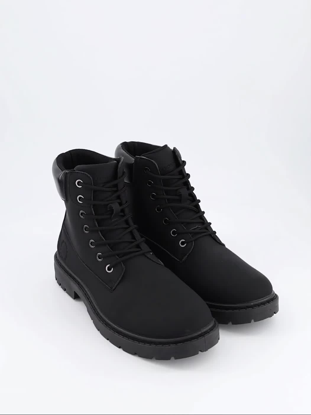 Image thumbnail 7 of 7 of Jack & Jones Wainsworth Lace Up Hiker Boot - Dark Grey