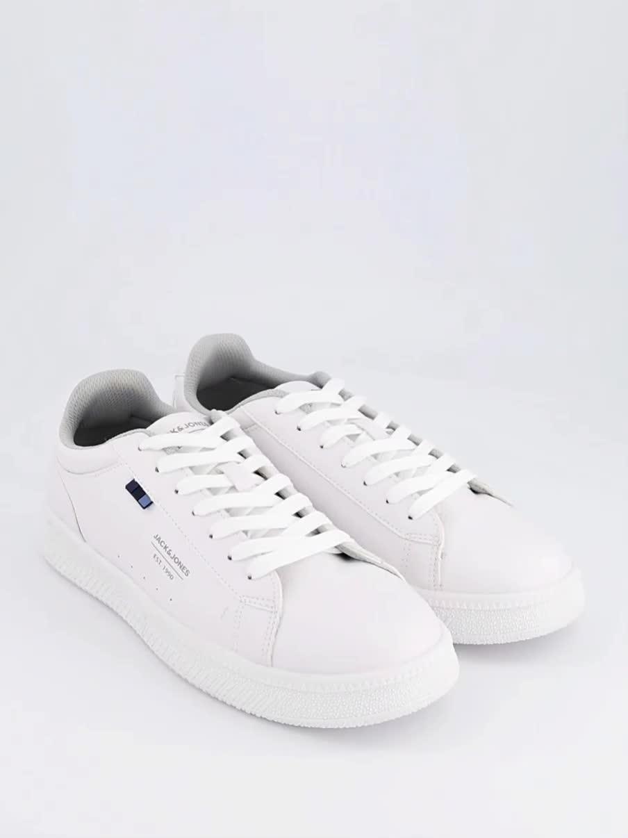 Image thumbnail 7 of 7 of Jack & Jones Haven Tumble And Nubuck Trainer - White