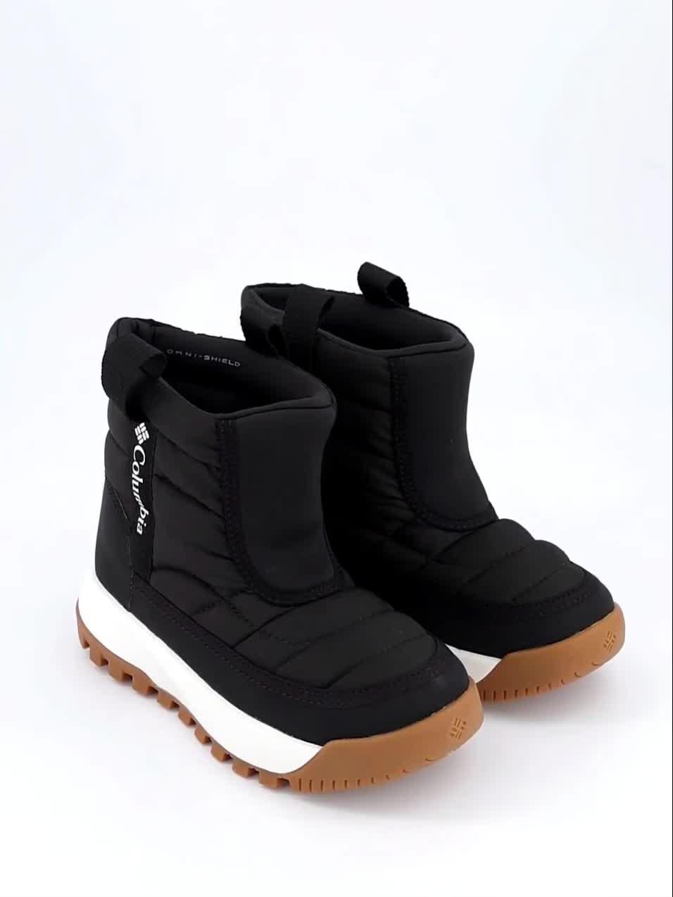 Image thumbnail 8 of 8 of Columbia Youth Unisex Youth Snowtrot Mid Snow Boots - Black