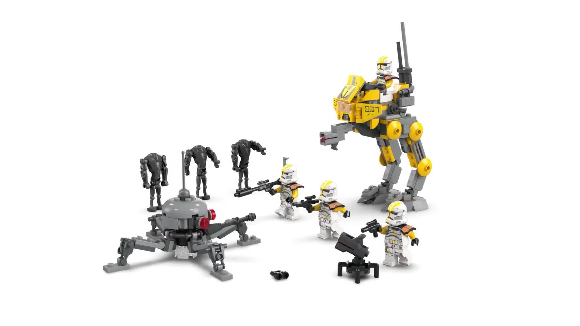 Image thumbnail 8 of 8 of LEGO Star Wars 327th Star Corps Clone Troopers Battle Pack 75431