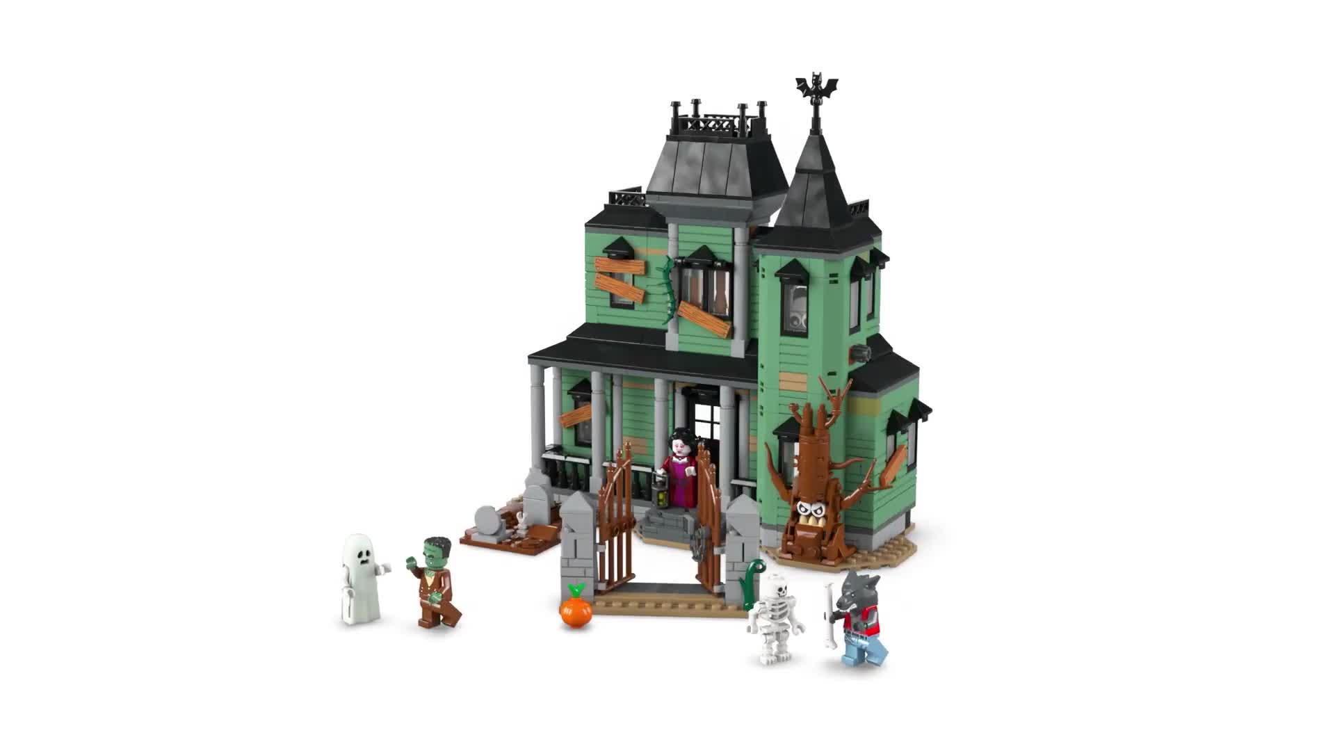 Image thumbnail 8 of 8 of LEGO Creator 3in1 Haunted Mansion Building Toy 31167