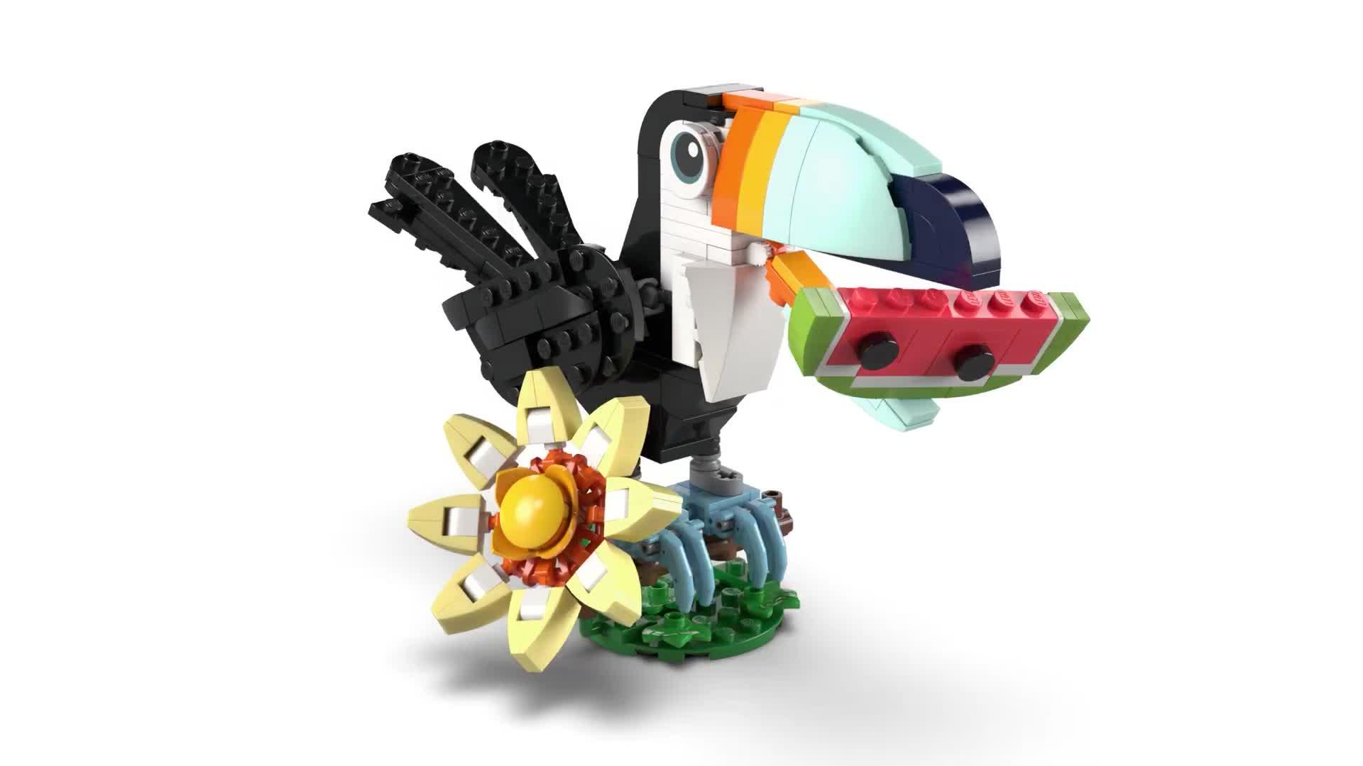 Image thumbnail 8 of 8 of LEGO Creator 3in1 Wild Animals: Tropical Toucan 31173