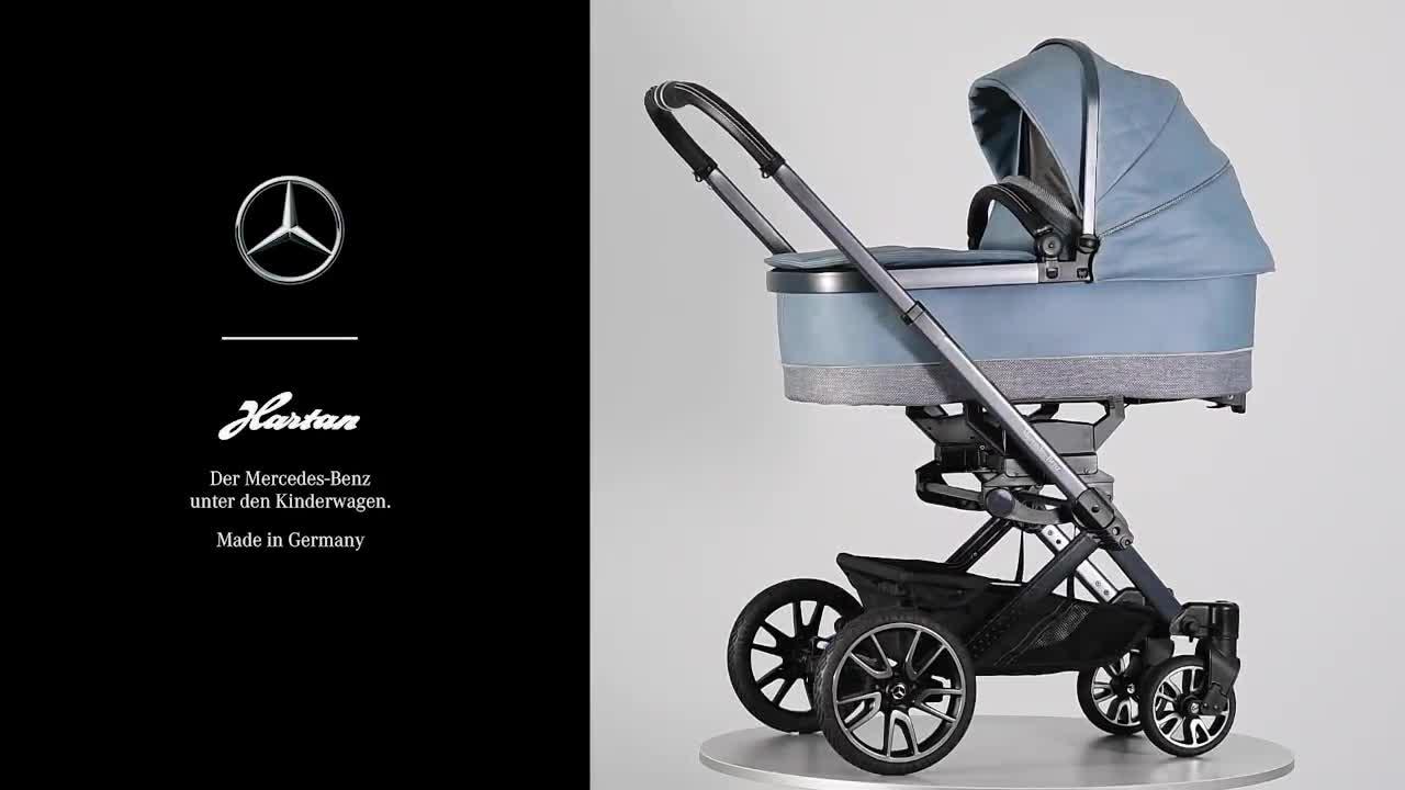 Image thumbnail 8 of 8 of Mercedes Avantgarde GTX Pushchair, Carrycot & Changing Bag Bag - Sage Grey