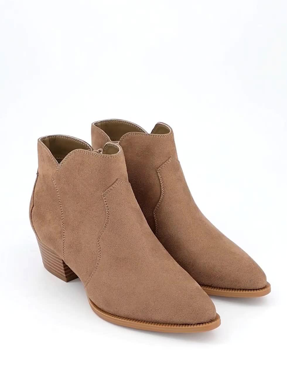 Image thumbnail 6 of 6 of The Very Collection Wide Fit Western Ankle Boot - Brown