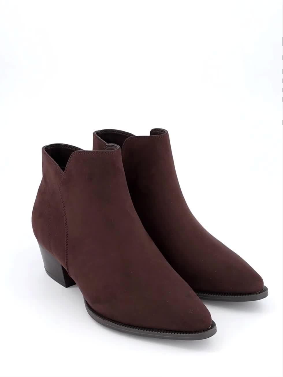 Video of the-very-collection-wide-fit-western-boot-brown