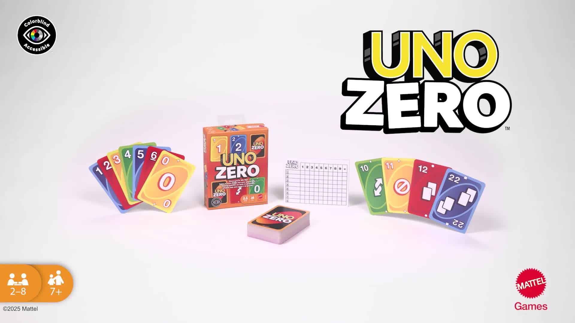 Video of uno-zero-card-game