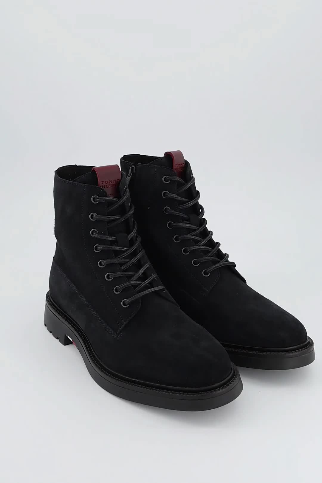 Image thumbnail 7 of 7 of Tommy Hilfiger Comfort Lace Up Boots - Navy