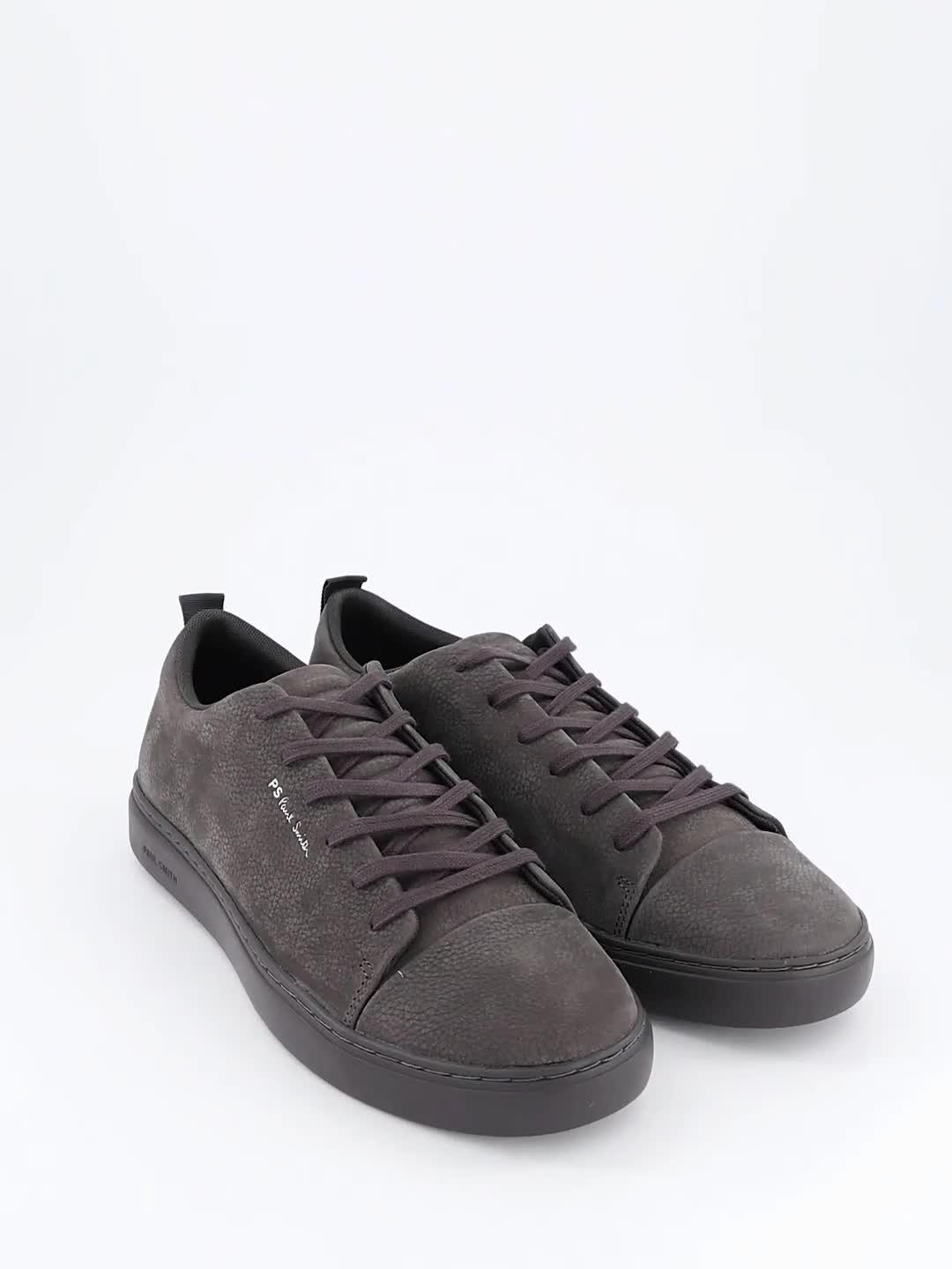 Image thumbnail 7 of 7 of PS PAUL SMITH Lee Nubuck Grain Leather Sneaker - Grey