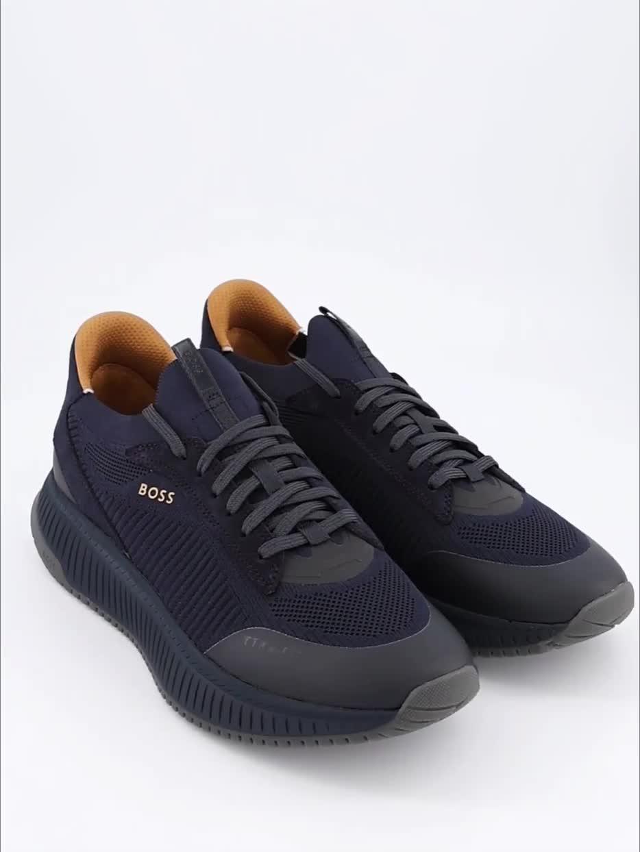 Image thumbnail 7 of 7 of BOSS Ttnm Evo Knitted Runner - Navy