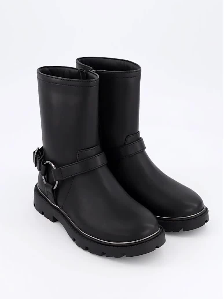 Image thumbnail 7 of 7 of V by Very Buckle Biker Boot - Black