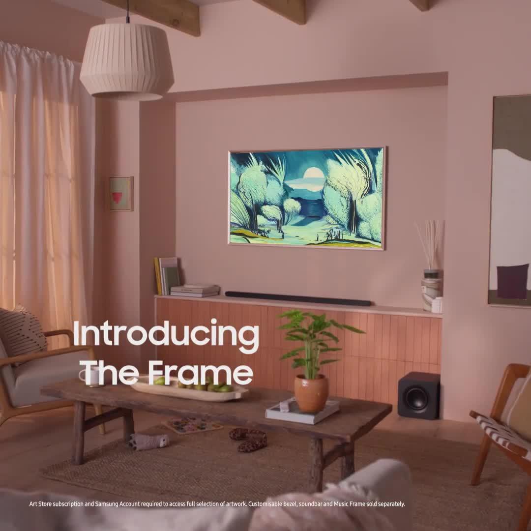 Image thumbnail 8 of 8 of Samsung LS03F&nbsp;55-inch The Frame QLED AI Smart TV with Art Mode &amp; Wall Mount - QE55LS03F
