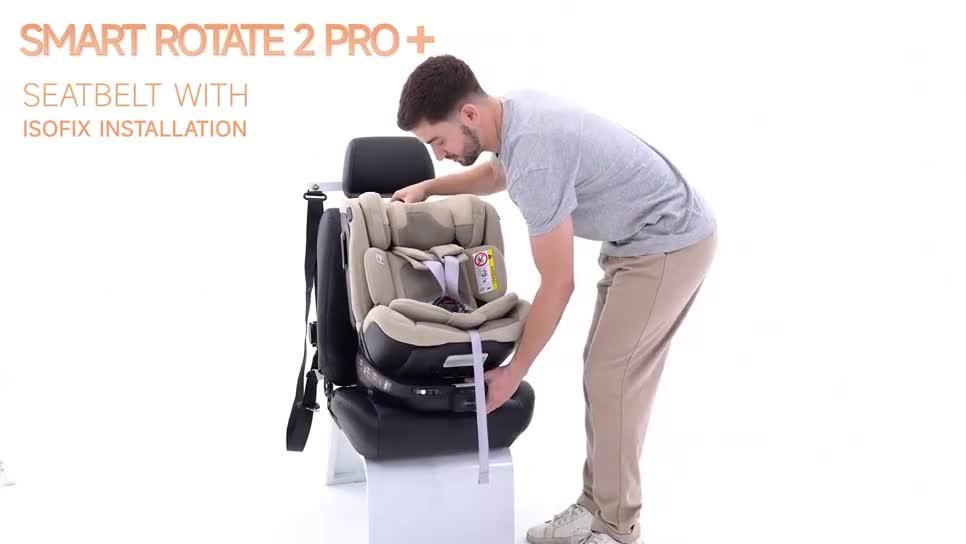 Image thumbnail 8 of 8 of Welldon Rotate 2 Pro Plus Rotate Car Seat - Sahara