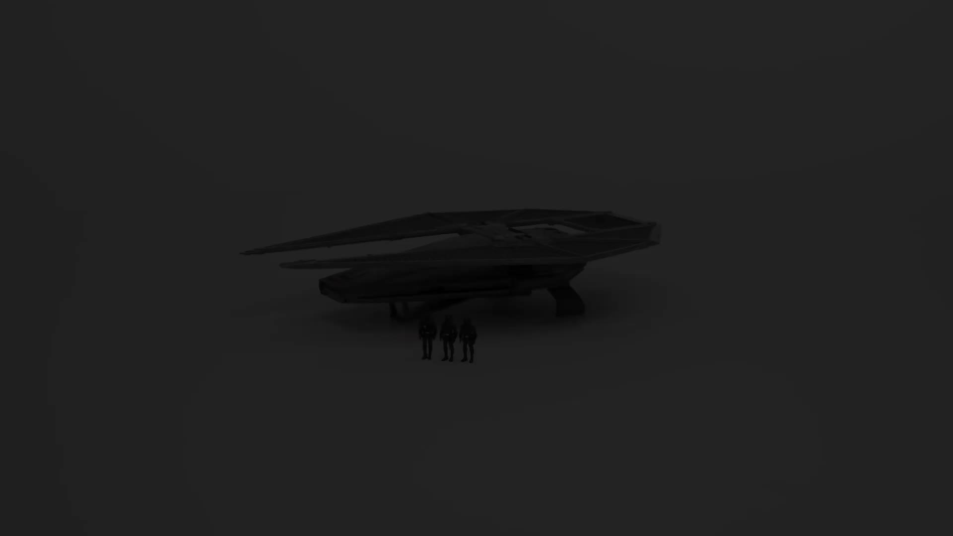Image thumbnail 8 of 8 of Star Wars SWJ - Feature Vehicle (9" Vehicle &amp; Figure) - Dreadnaught Class - TIE Reaper Attack Lander