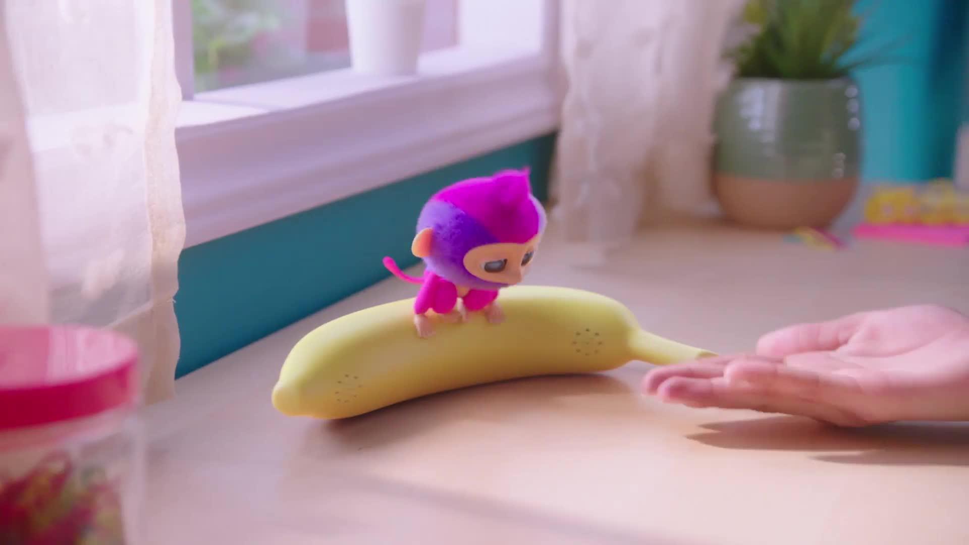 Image thumbnail 8 of 8 of Fingerlings Snuggle Tails Unicorn - Evie
