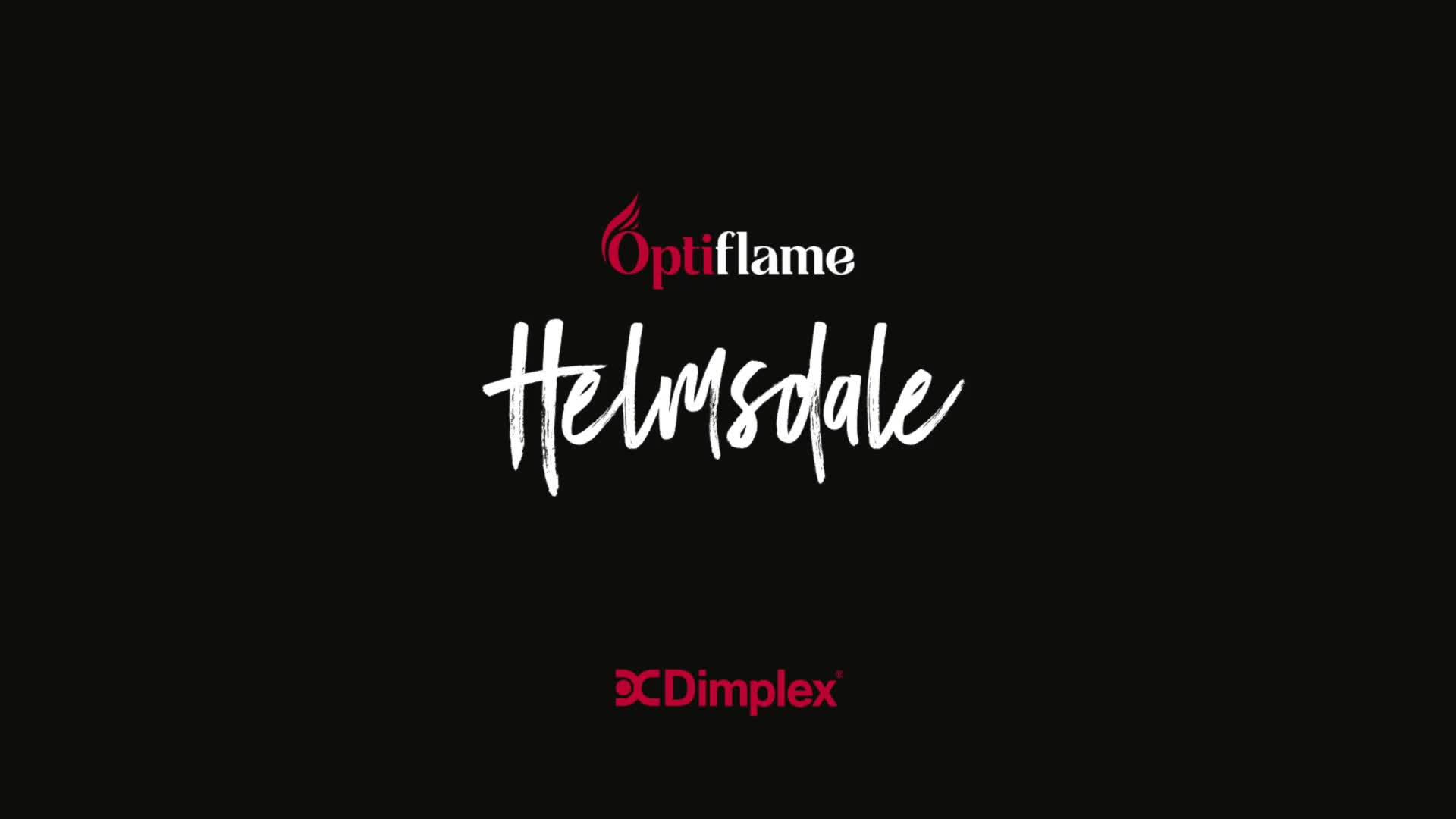 Video of dimplex-helmsdale-brass-optiflame-electric-fire