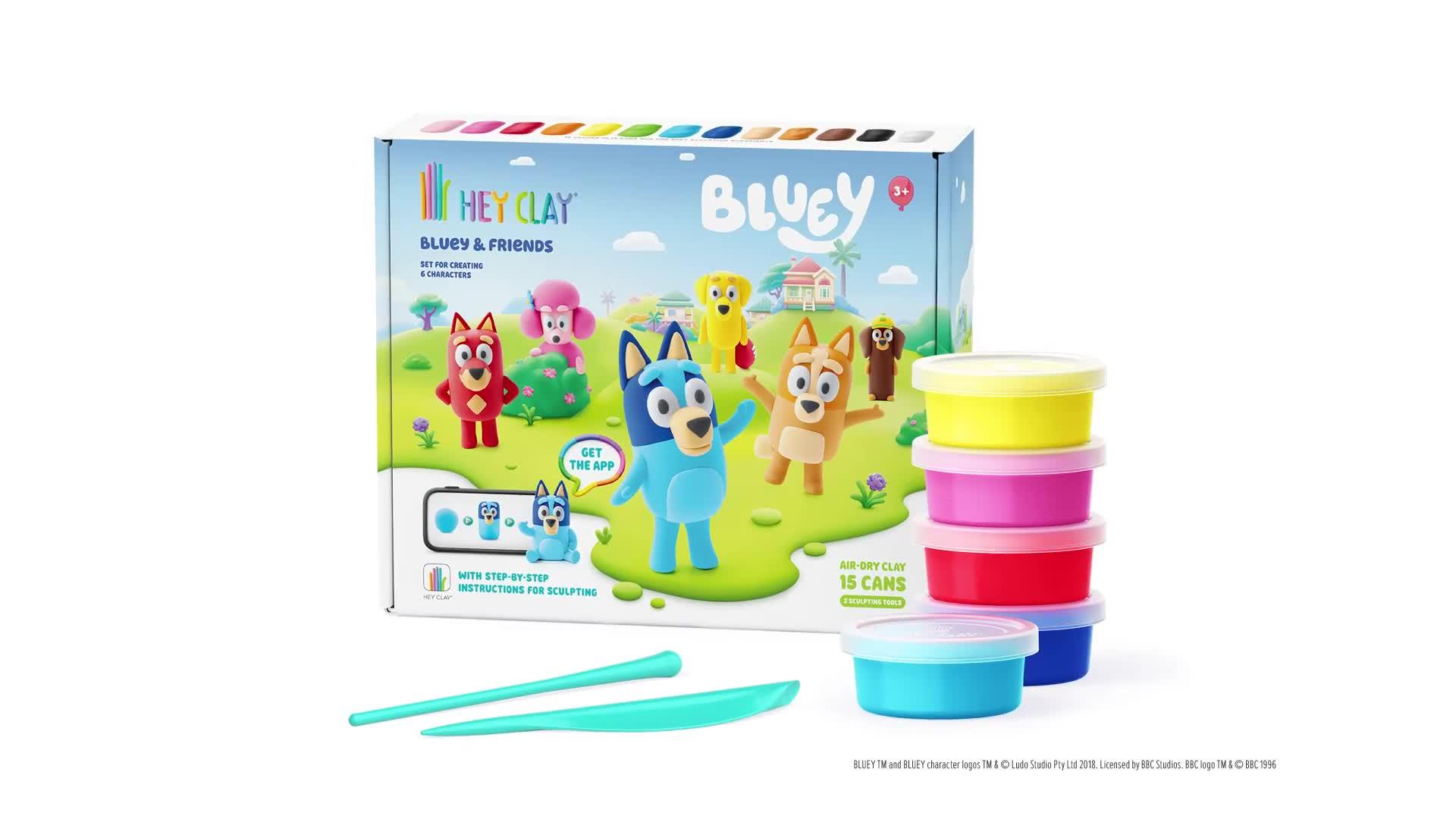 Image thumbnail 5 of 5 of Hey Clay Bluey Large Set