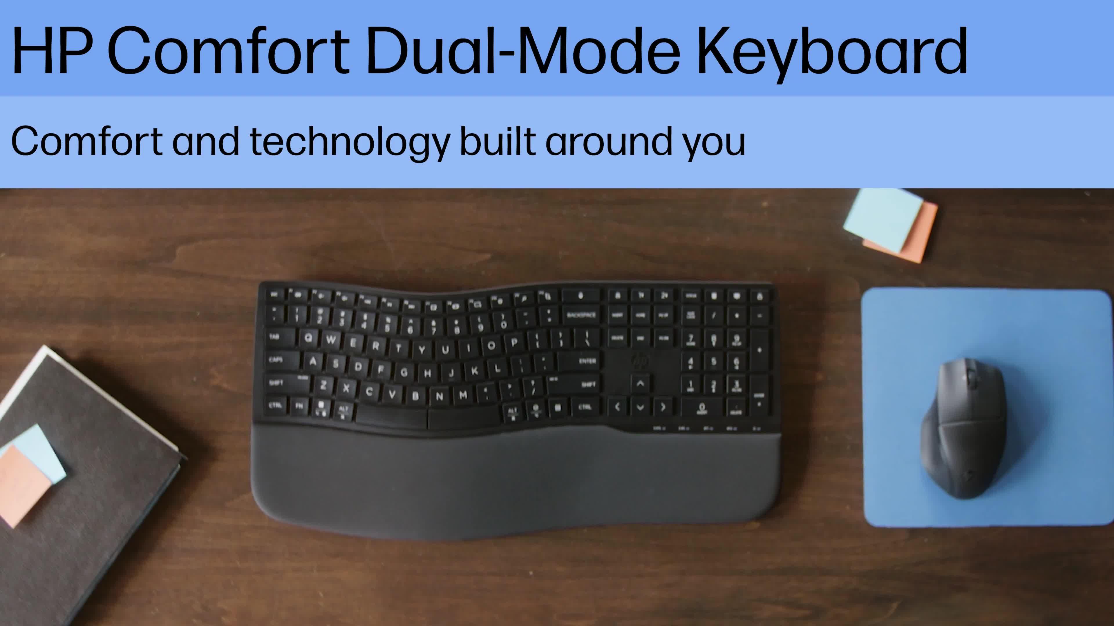 Image thumbnail 8 of 8 of HP 680 Comfort Dual-Mode Keyboard