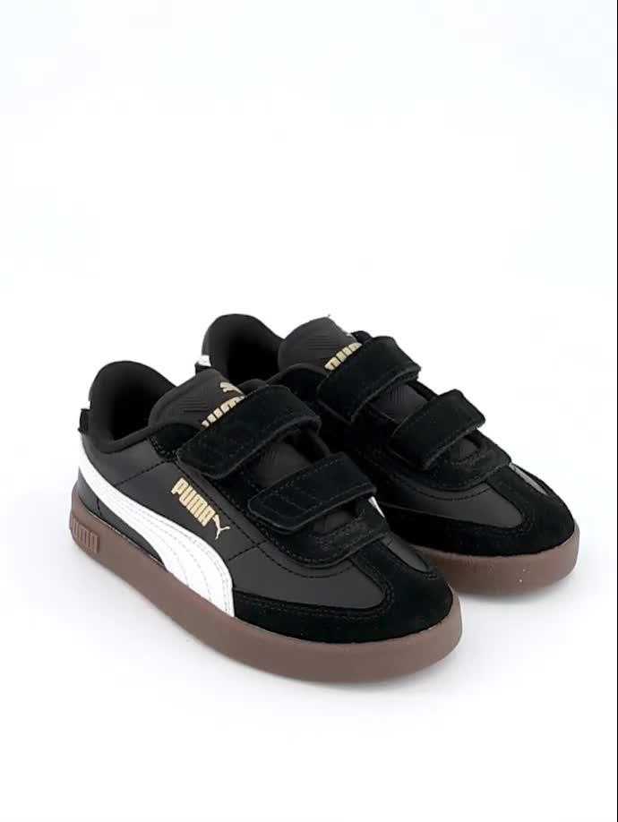 Video of puma-kids-unisex-club-ii-era-v-black