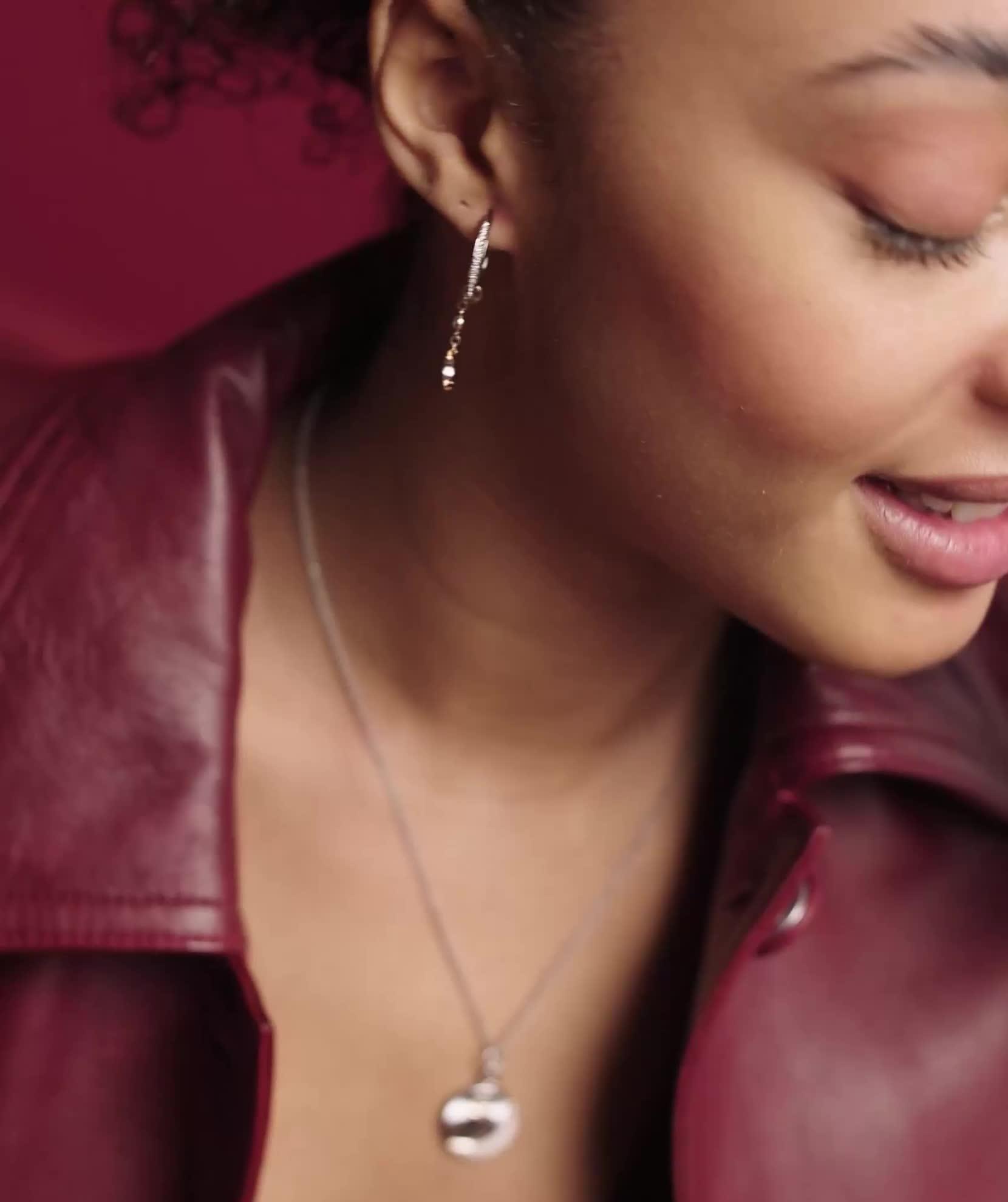 Image thumbnail 6 of 6 of Olivia Burton Celestial Star Stainless Steel Huggie Earrings