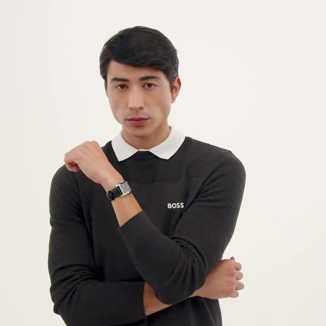 Image thumbnail 8 of 8 of BOSS Gents Principle Dress Watch With Leather Strap - Black