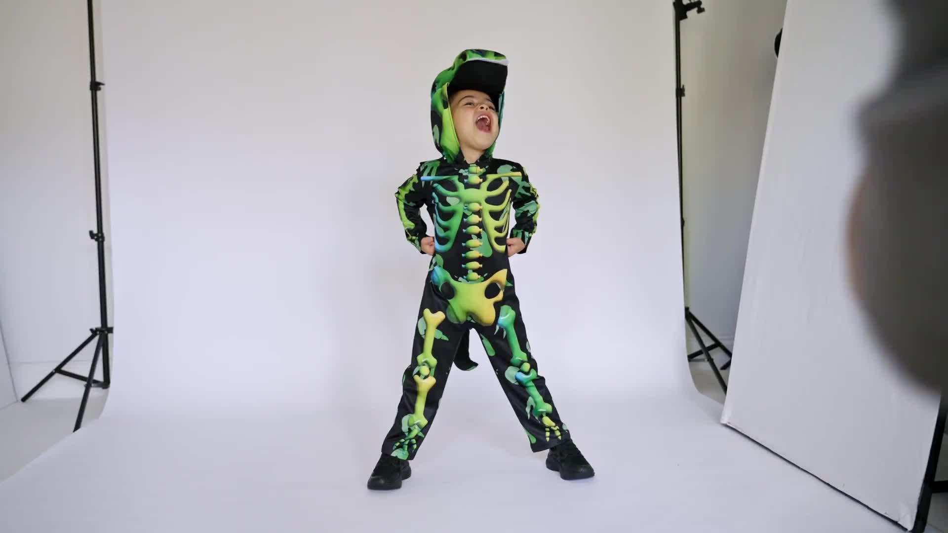 Image thumbnail 5 of 5 of Skeleton Dinosaur Costume