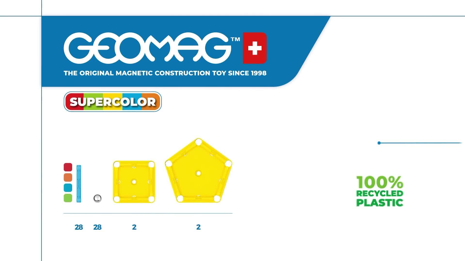 Image thumbnail 8 of 8 of Geomag Supercolor 60 pcs