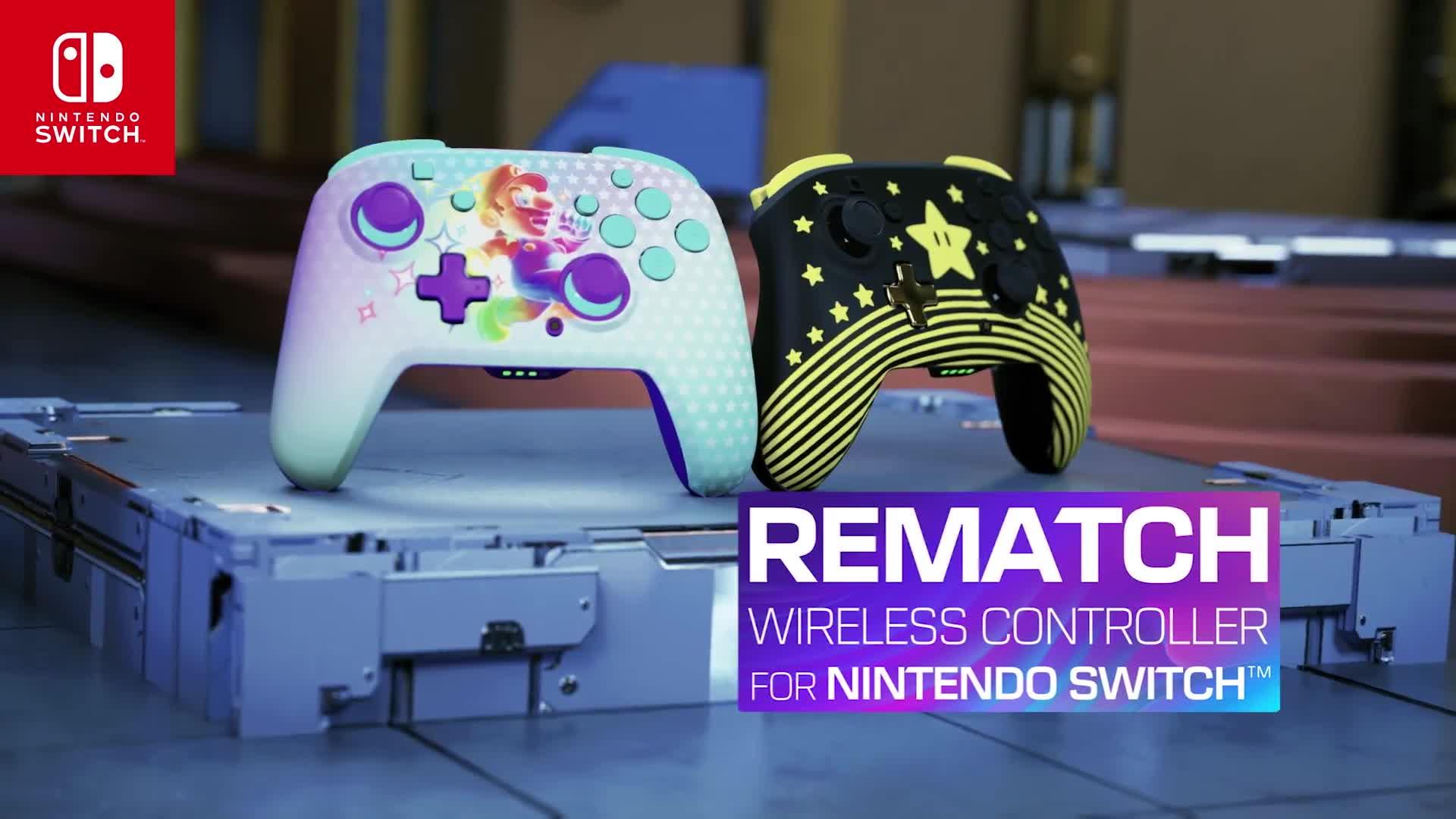 Image thumbnail 8 of 8 of Turtle Beach Rematch Wireless Controller for Nintendo Switch&nbsp;-&nbsp;Invincible Mario