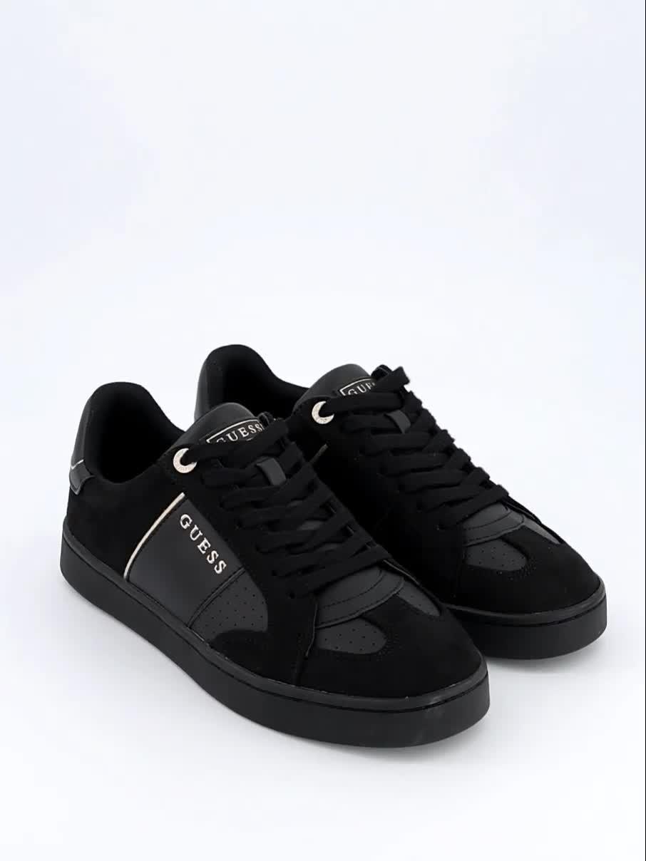 Image thumbnail 7 of 7 of Guess Jrone7 Suede Insert Trainers - Black