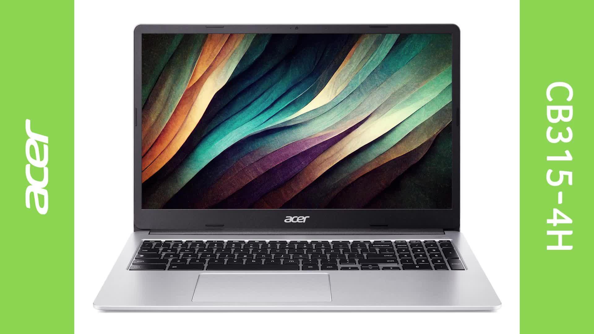 Video of acer-chromebook-156in-intel-celeron-8gb-ram-128gb-silver